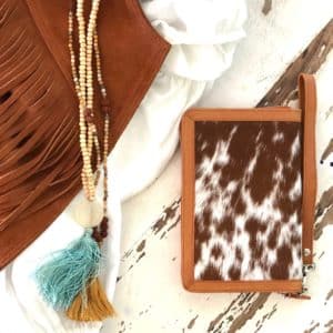 Wallet Cowhide Bailey Large Closed – Various Colours