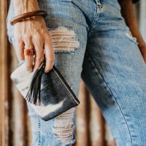 Clutch Leather Coin - Various Colours